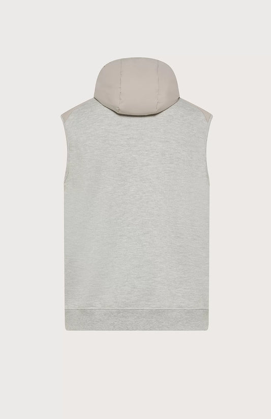 Beige sleeveless hoodie Seventy - GT0132/043