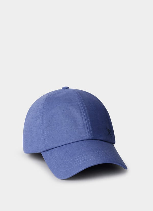 Blauwe linnen baseballpet Hackett - HM0400081/564