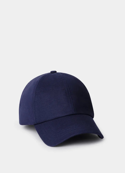 navy linnen baseballpet Hackett - HM0400081/595