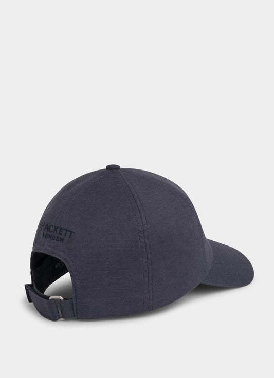 Navy linnen baseball cap Hackett - HM042647/582