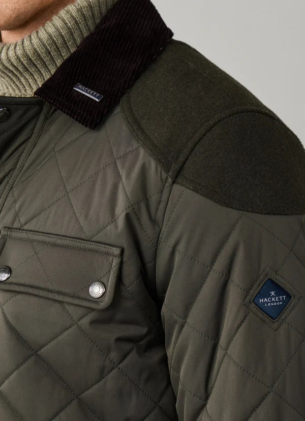 Khaki korte blouson Hackett - HM4000222/728