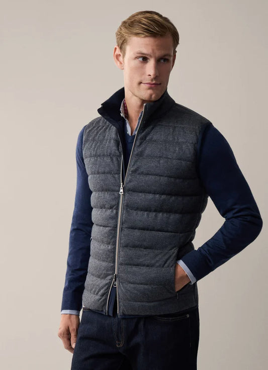 Navy grey reversible bodywarmer Hackett - HM403242/971