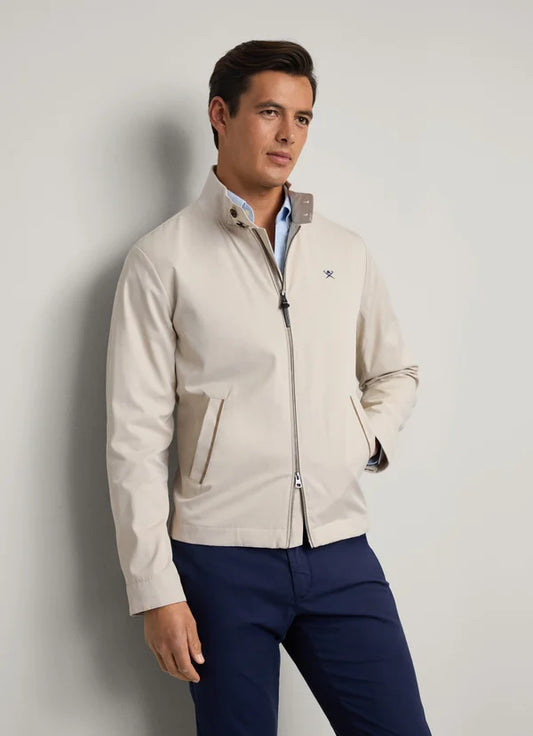 Ecru bomber jacket Hackett - HM403316/892
