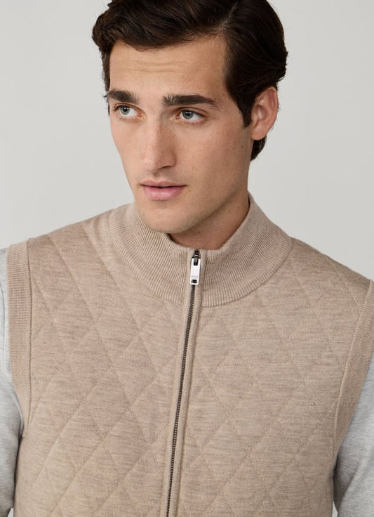 Beige wollen bodywarmer Hackett - HM700057/845