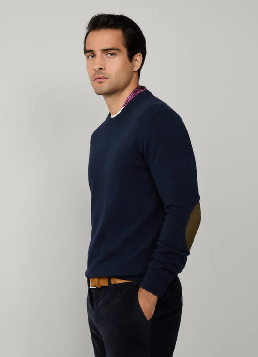 Navy crew neck pullover Hackett - HM700070/582