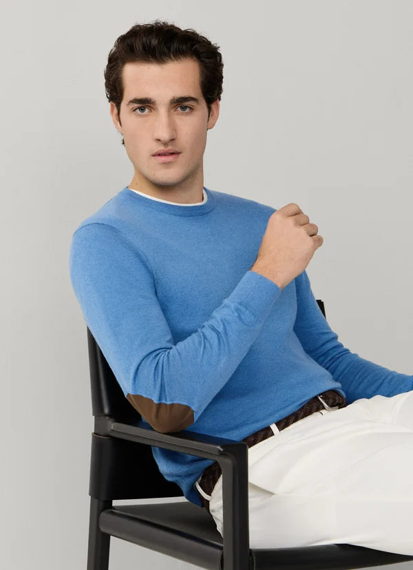 Coral cotton cashmere crew neck pullover Hackett - HM7000176/118