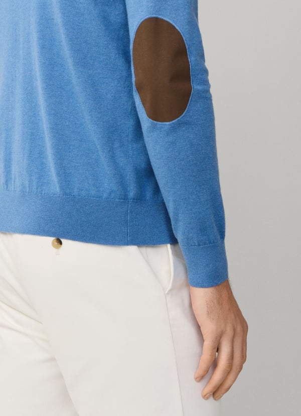 Coral cotton cashmere crew neck pullover Hackett - HM7000176/118