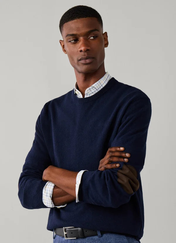 Dark beige crew neck pullover Hackett - HM7000242/816