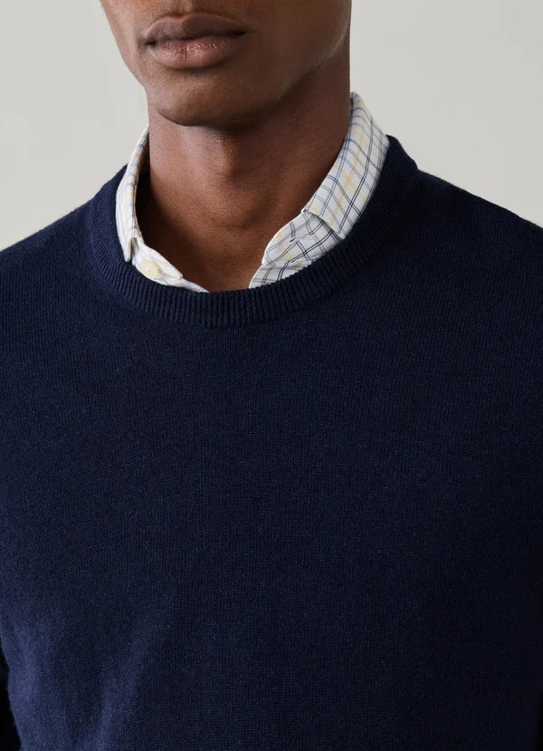 Dark beige crew neck pullover Hackett - HM7000242/816