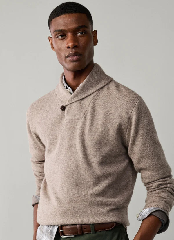 Taupe shawl pullover Hackett - HM7000246/863