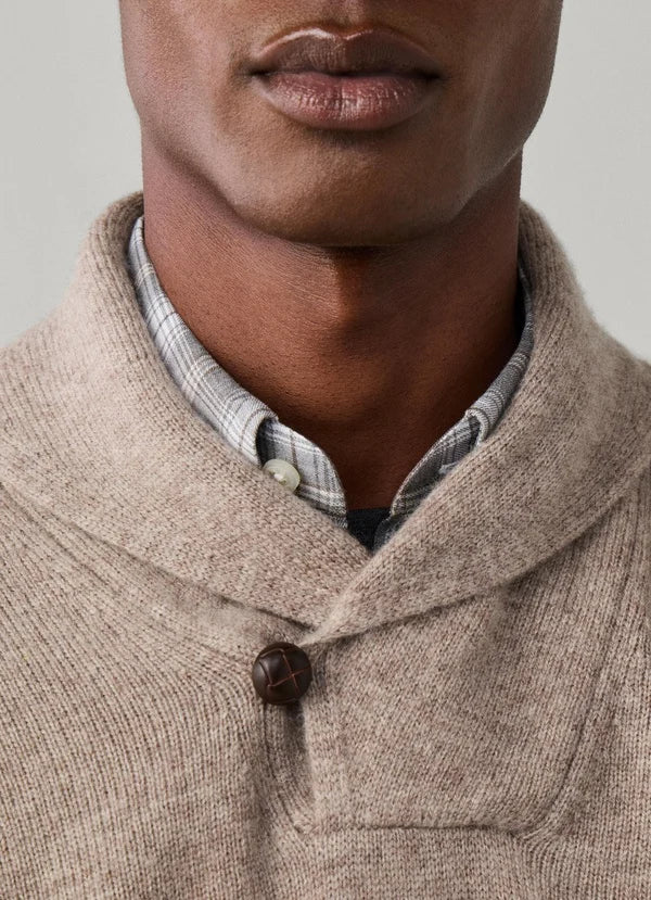 Taupe shawl pullover Hackett - HM7000246/863