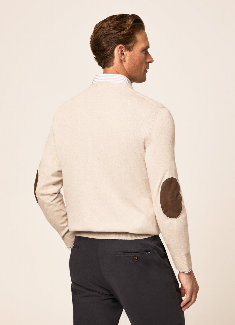 Coral cotton cashmere crew neck pullover Hackett - HM7000176/118