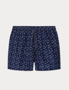 Navy swimshorts with umbrellas Hachett - HMB10110/591