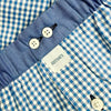 Blauw geruite katoenen boxershort Sixtine's - Heloise