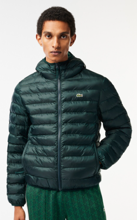 Green light padded outdoor jacket Lacoste - BH0539/YZP