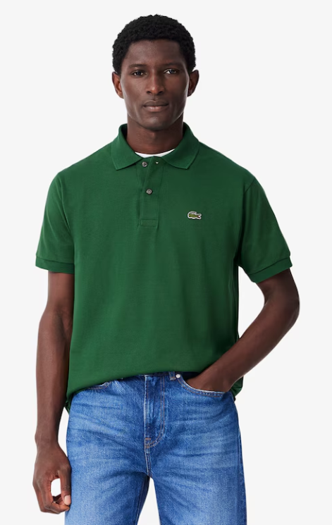 Groene katoenen polo van Lacoste - L1212-51/132