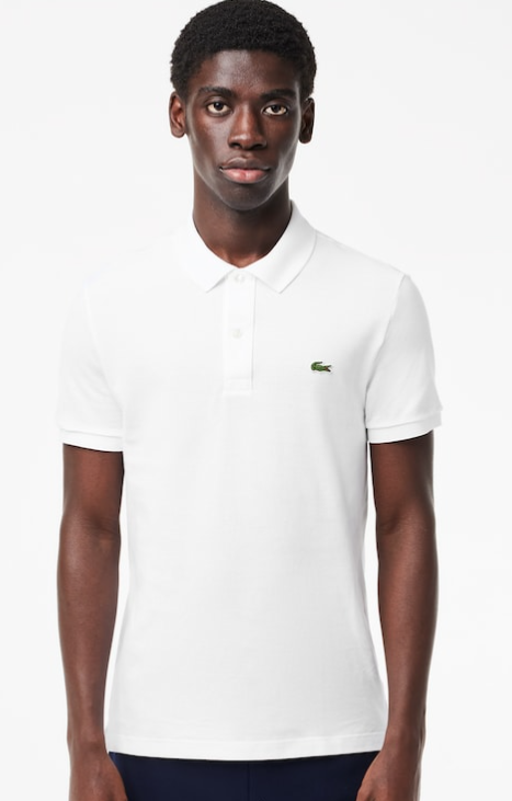 White cotton classic fit polo Lacoste - L1212/001