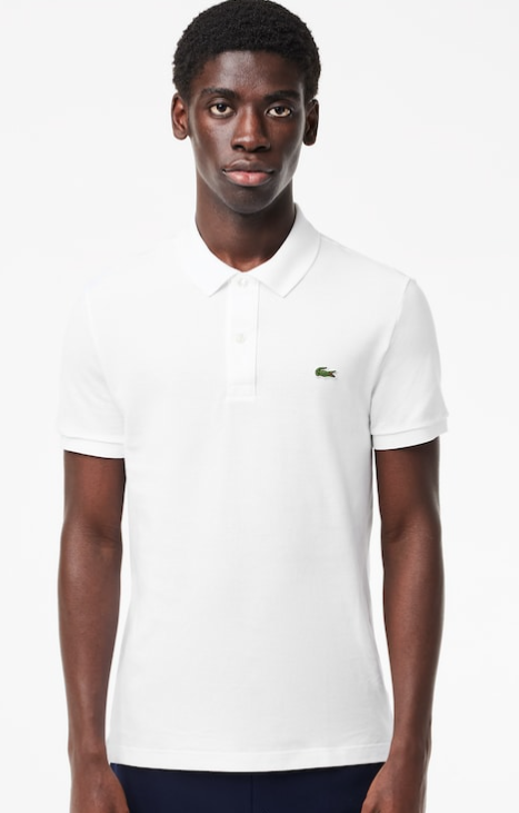 White cotton classic fit polo Lacoste - L1212-41/001