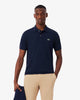 navy katoenen regular fit polo Lacoste - L1212-61/166