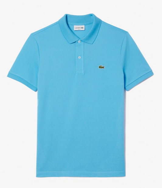 Blue cotton classic fit polo Lacoste - L1212-41/IY3