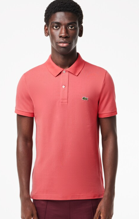 Zwarte katoenen klassieke pasvorm polo Lacoste - L1212-41/031