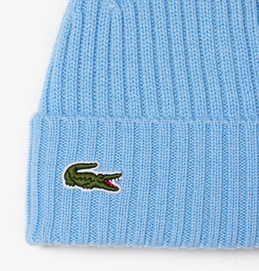 Blue woolen beanie Lacoste - RB0001/HBP