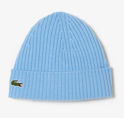 Blue woolen beanie Lacoste - RB0001/HBP