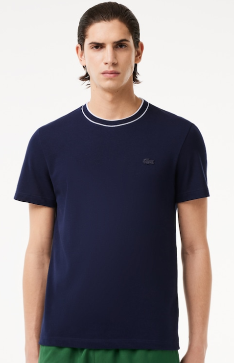 Navy cotton crew neck T-Shirt Lacoste - TH8174/166