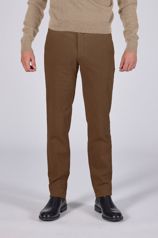 Cognac regular fit broek Zilton - Magnus-A 24/460