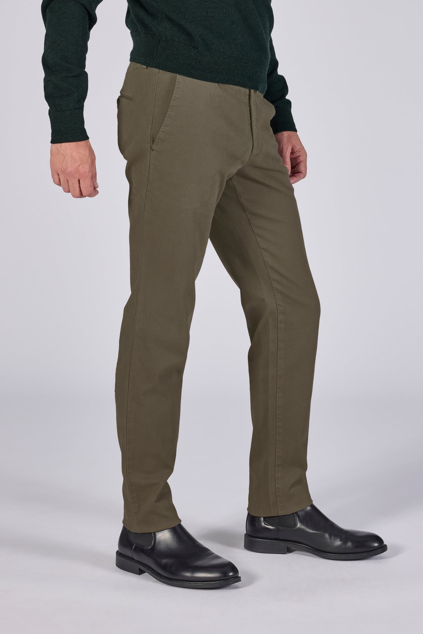 Cognac regular fit trousers Zilton - Magnus-A 24/460