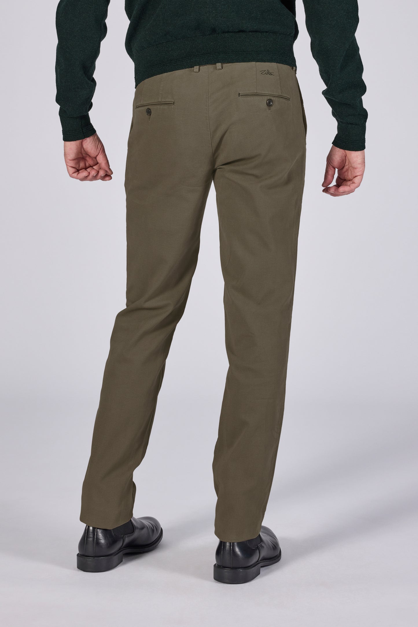 Cognac regular fit trousers Zilton - Magnus-A 24/460