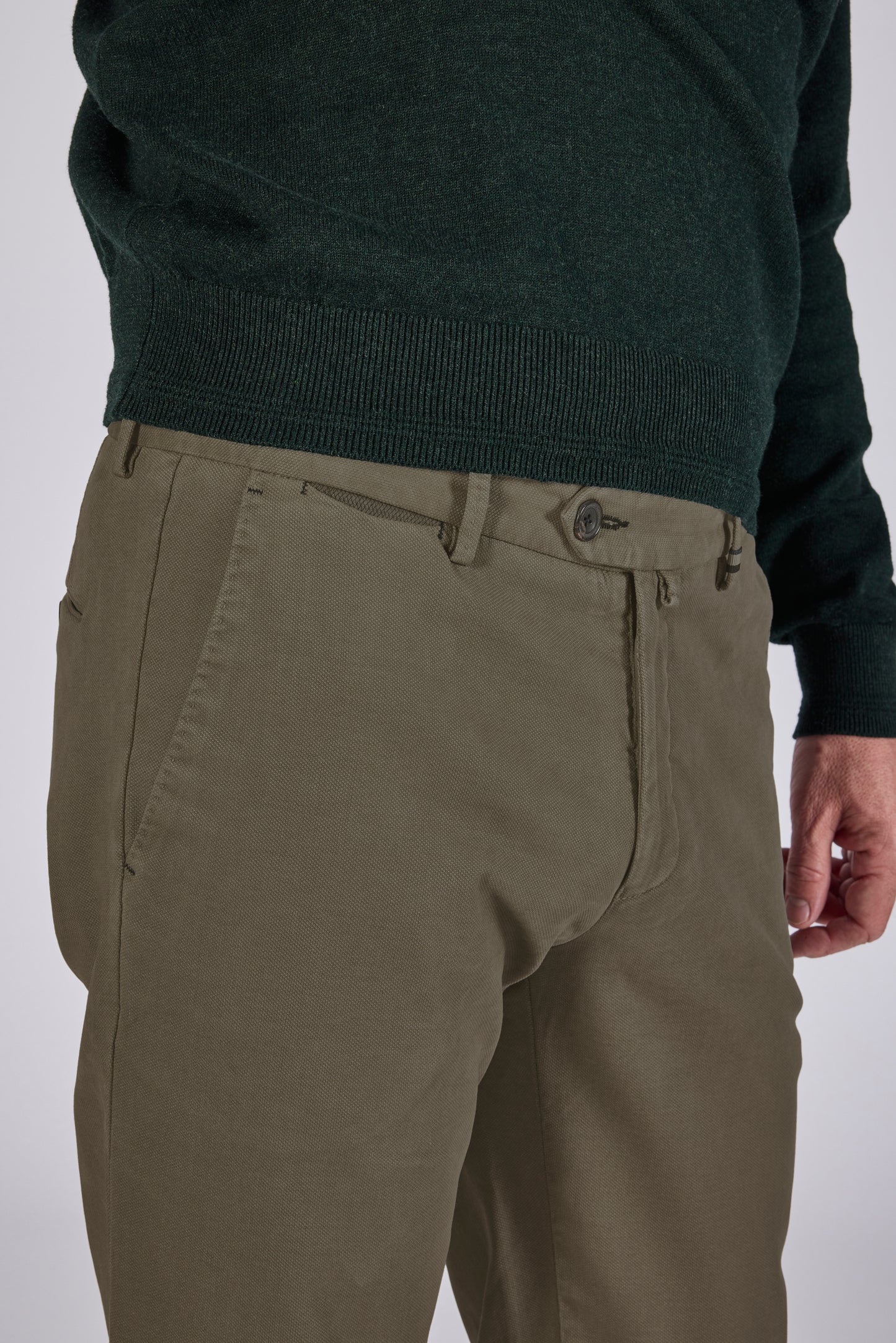Cognac regular fit trousers Zilton - Magnus-A 24/460
