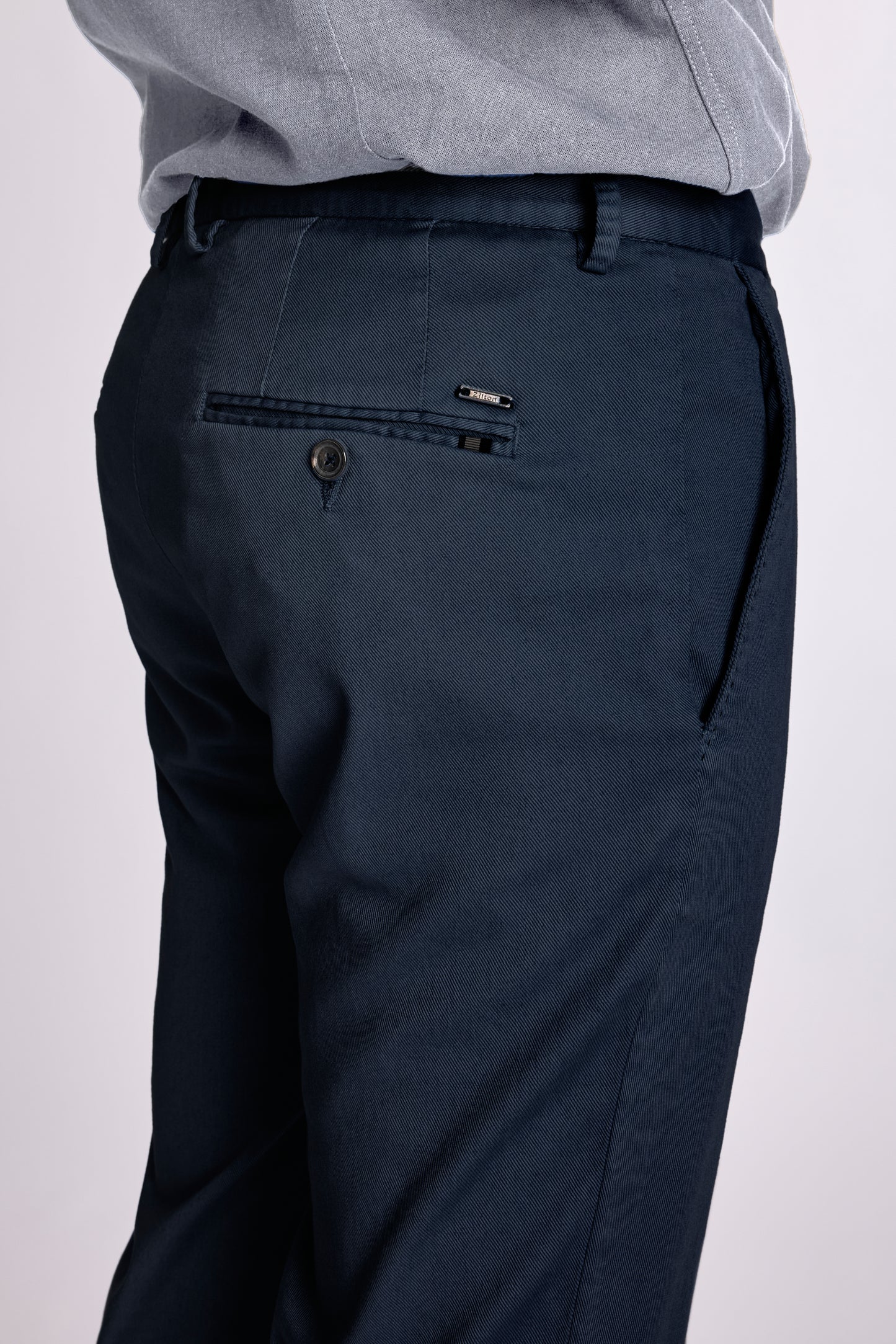 Groene katoenen regular fit broek Zilton - Magnus-A 32/580