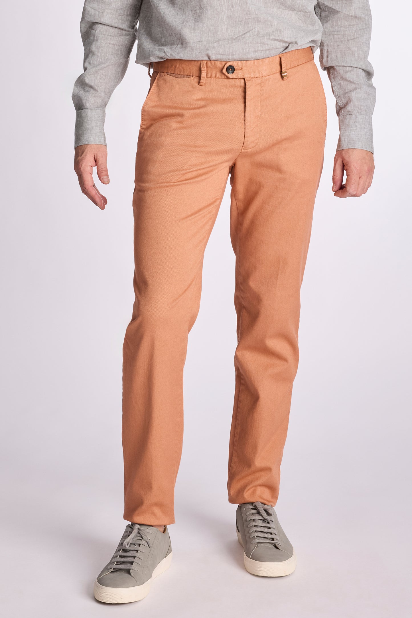 Groene katoenen regular fit broek Zilton - Magnus-A 32/580