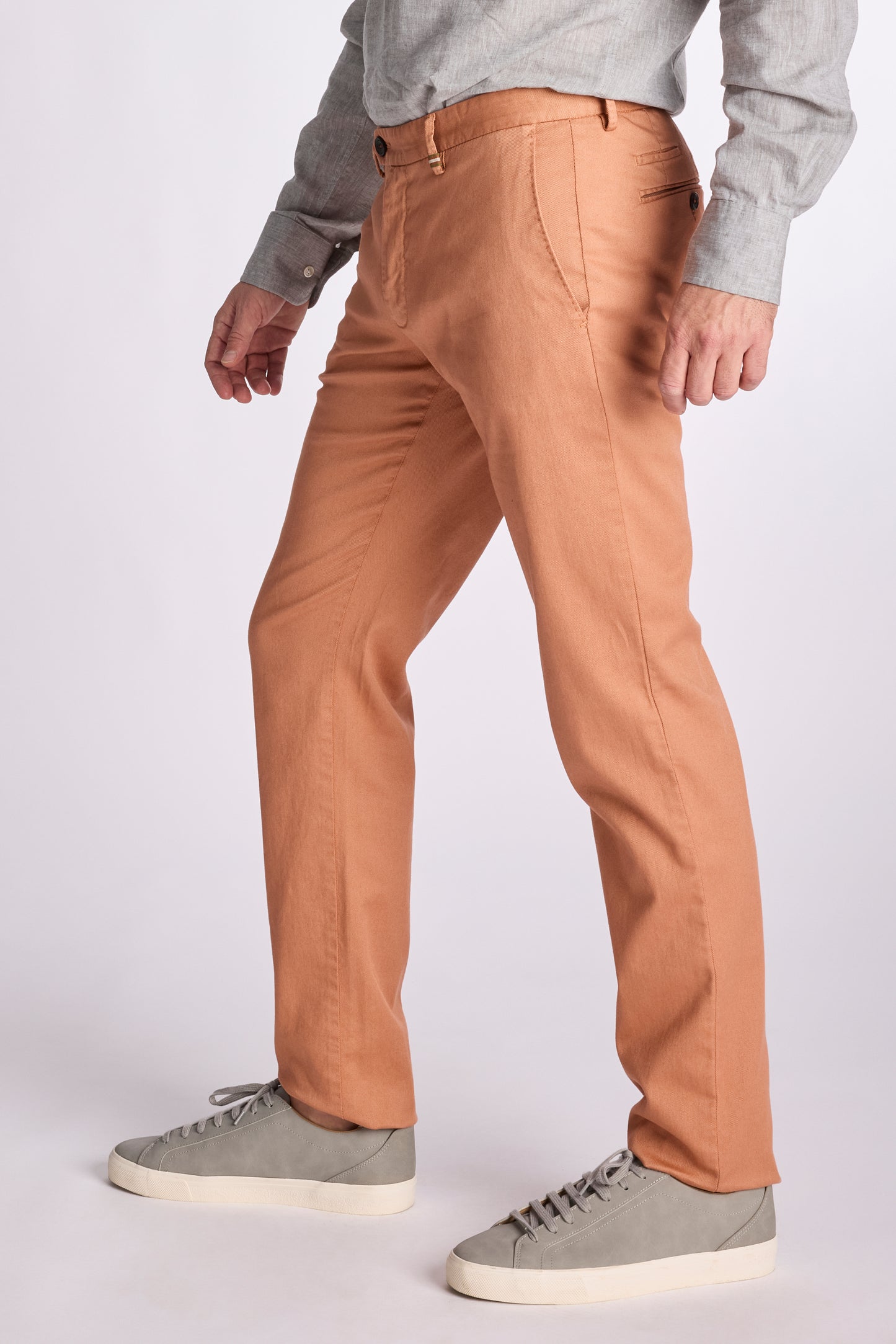 Groene katoenen regular fit broek Zilton - Magnus-A 32/580