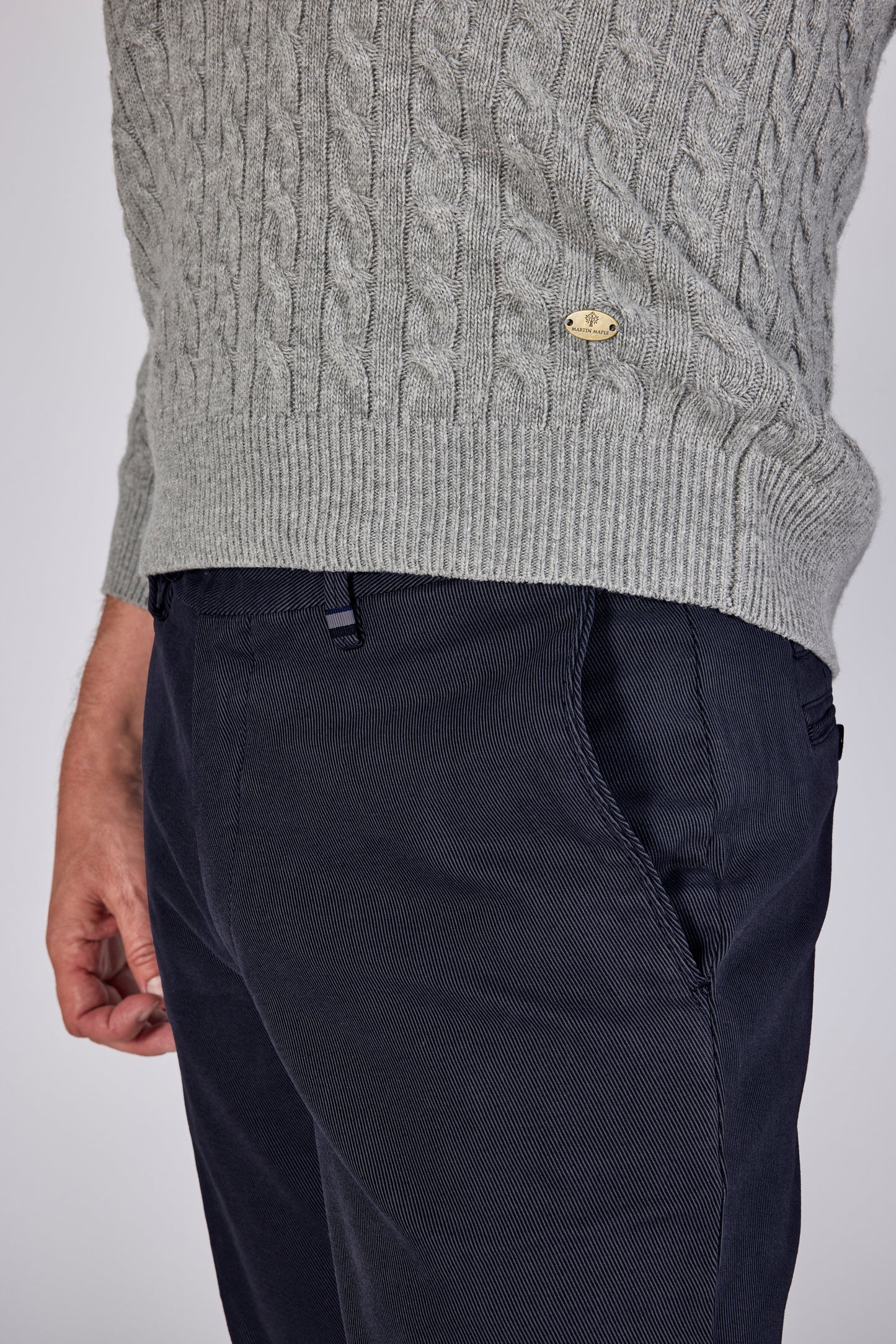 Burgundy cotton regular fit trousers Zilton - Magnus-P 27/683