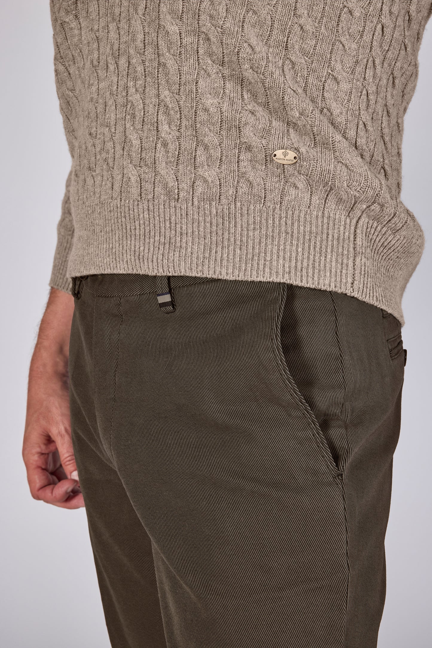 Burgundy cotton regular fit trousers Zilton - Magnus-P 27/683