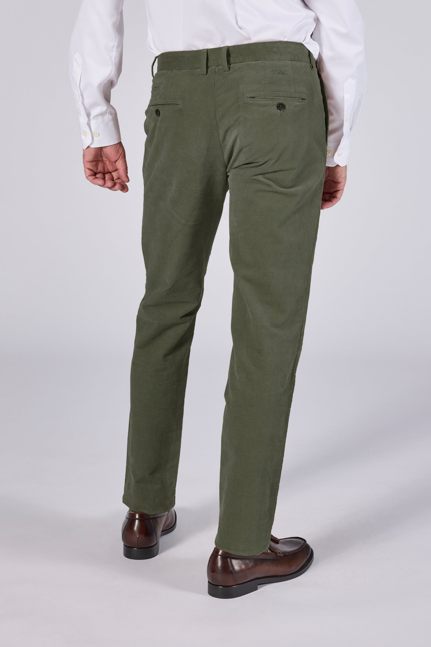 Beige corduroy moleskin regular fit trousers Zilton - Magnus-P 50/412