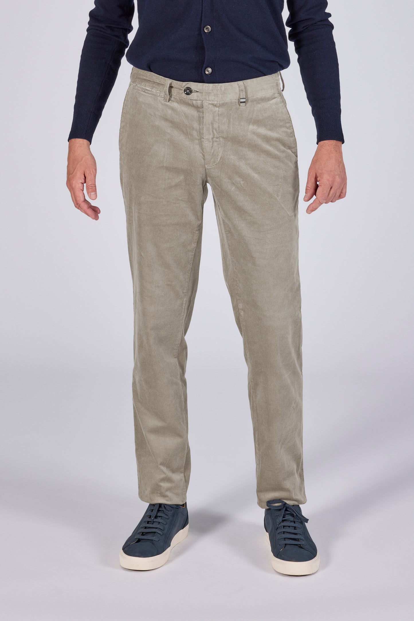 Navy corduroy regular fit broek Zilton - Magnus-P 52/384