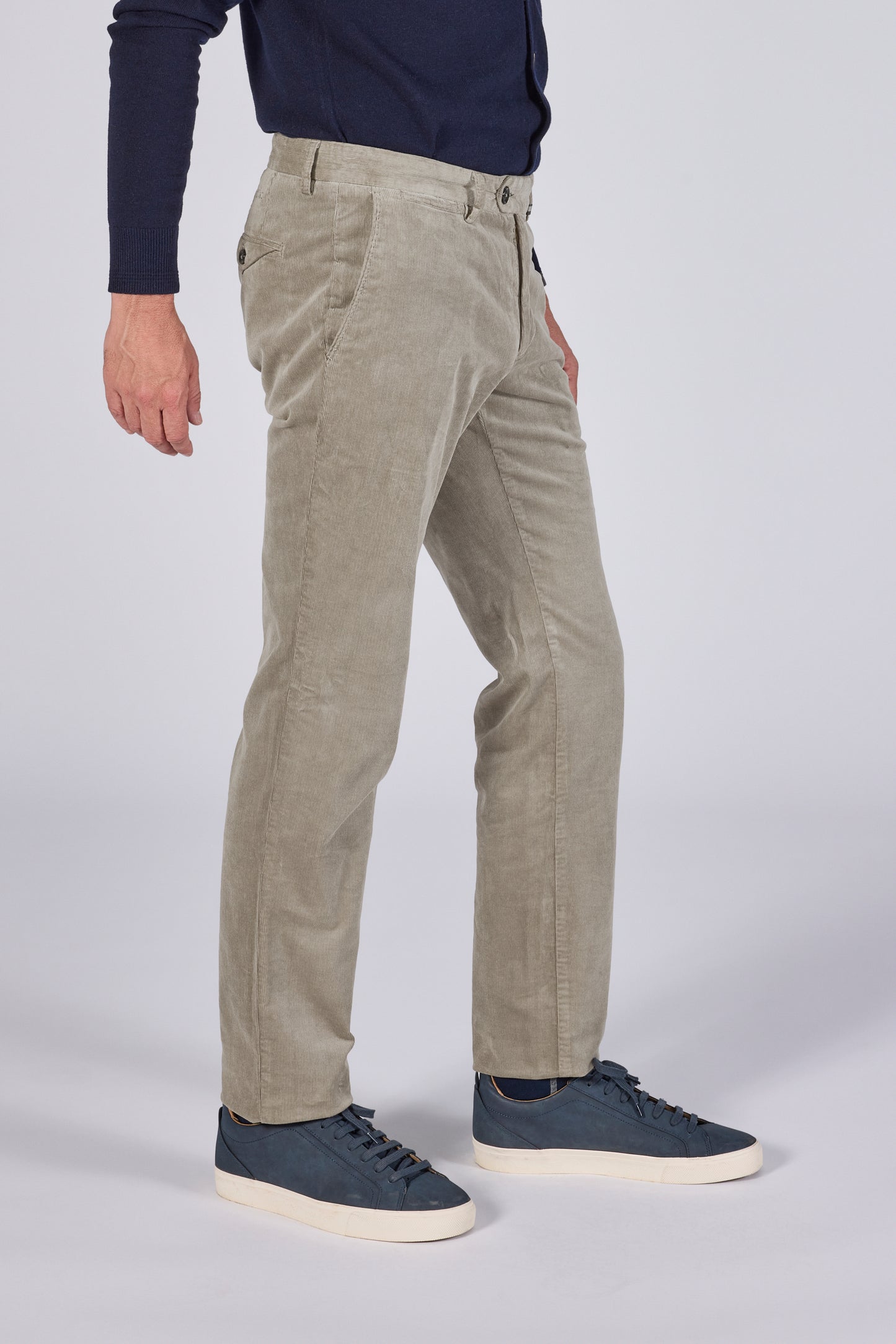 Navy corduroy regular fit broek Zilton - Magnus-P 52/384