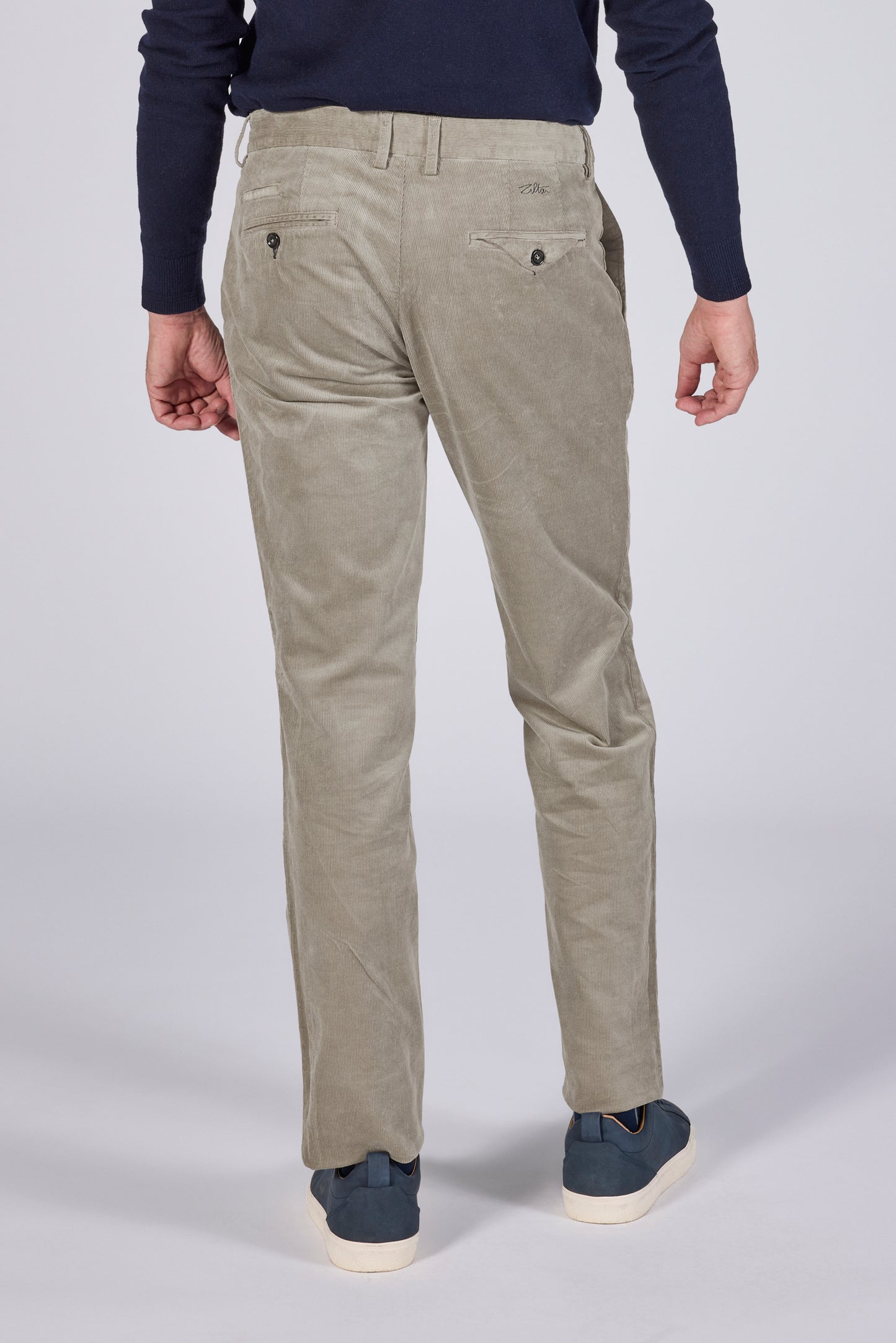 Navy corduroy regular fit broek Zilton - Magnus-P 52/384