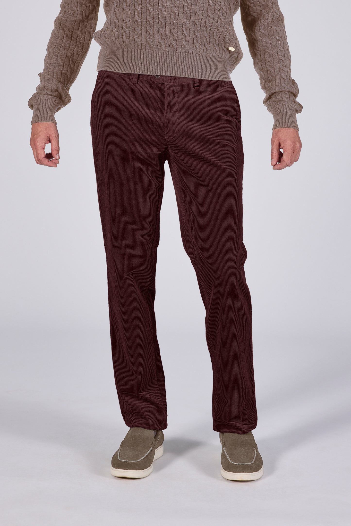 Beige corduroy regular fit trousers Zilton - Magnus-P 53/420