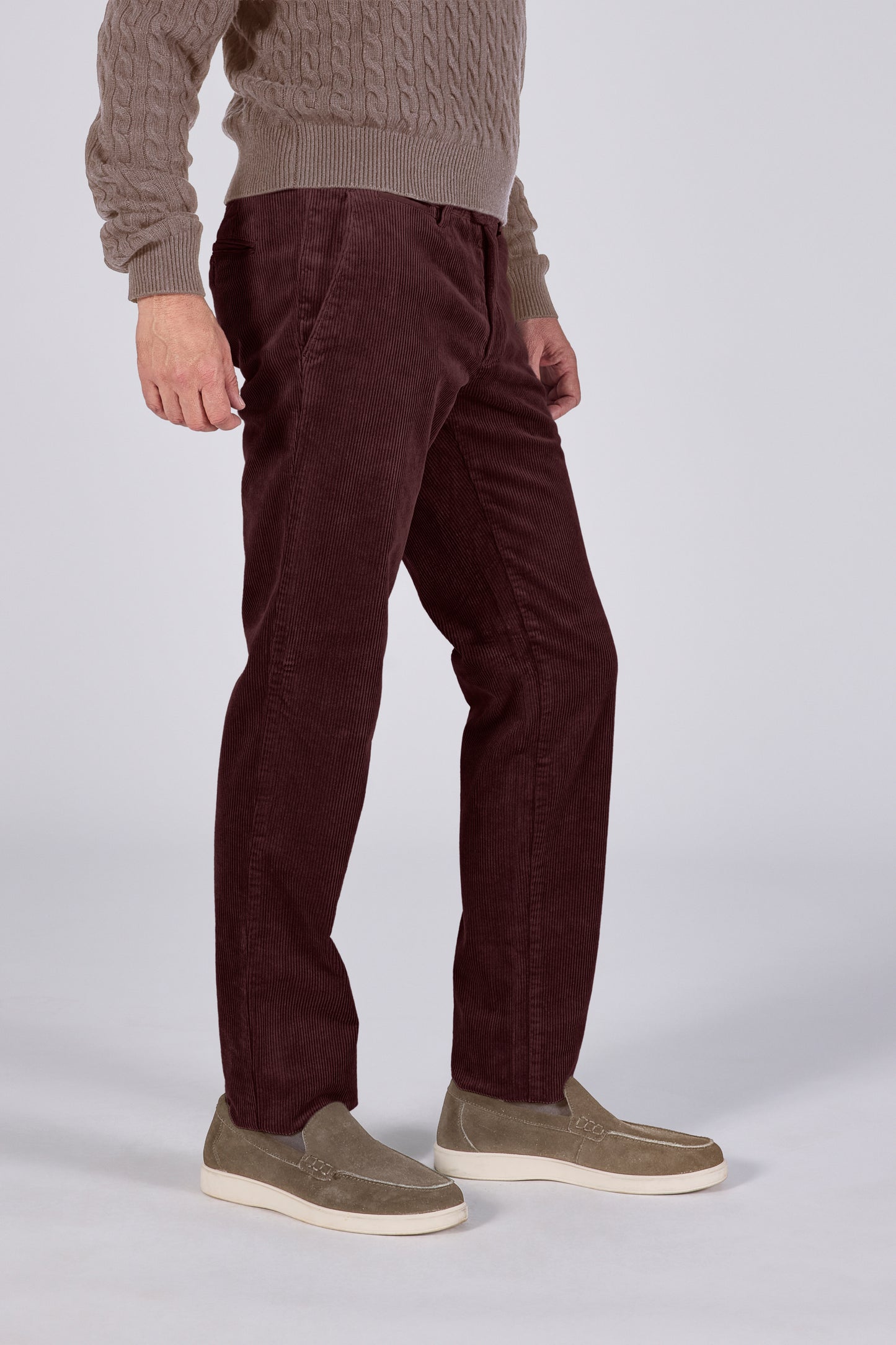 Beige corduroy regular fit trousers Zilton - Magnus-P 53/420