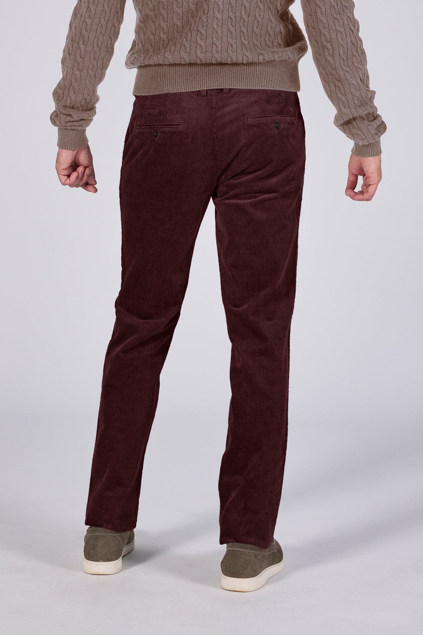 Beige corduroy regular fit trousers Zilton - Magnus-P 53/420