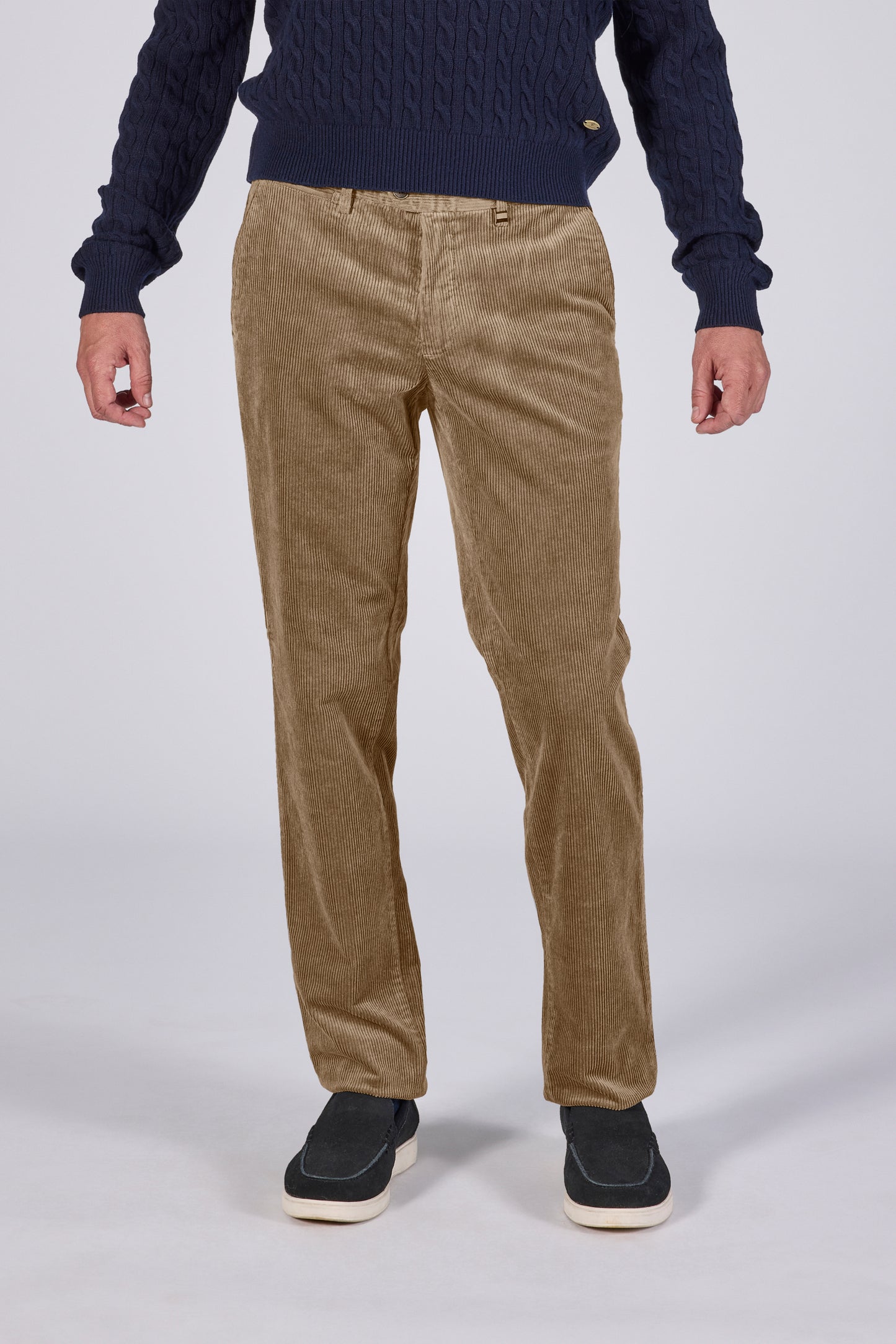 Beige corduroy regular fit trousers Zilton - Magnus-P 53/420