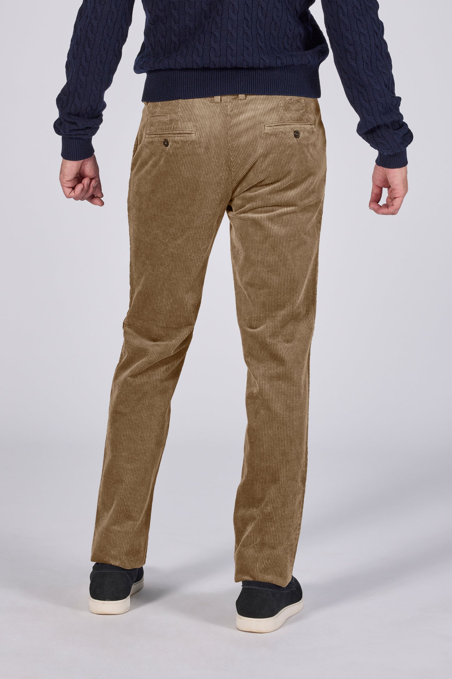Beige corduroy regular fit trousers Zilton - Magnus-P 53/420