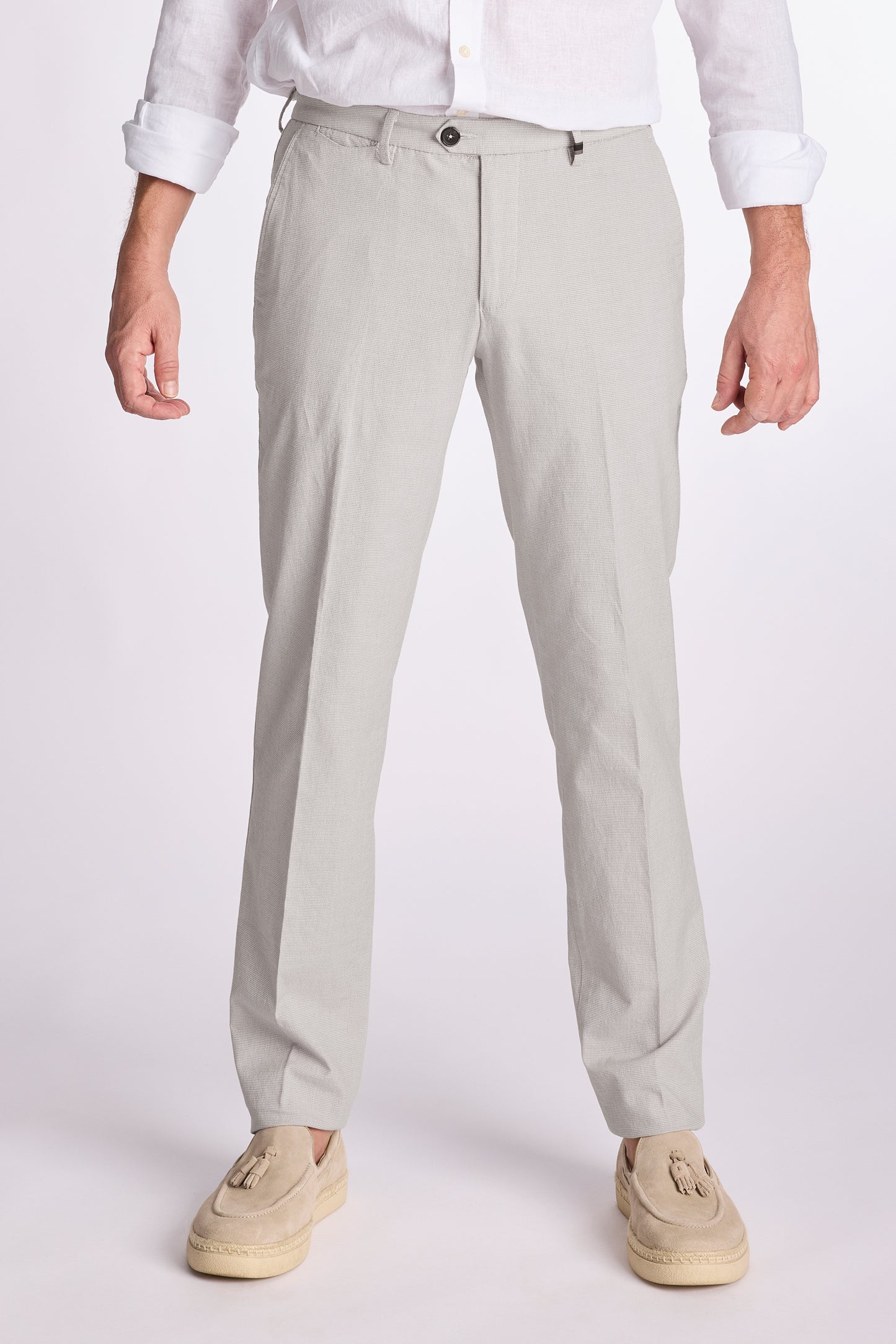 Chalk checkered regular fit trousers Zilton - Magnus 36/140