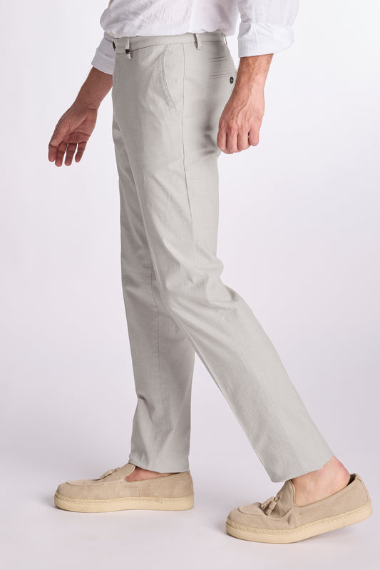 Krijtgeruite regular fit broek Zilton - Magnus 36/140