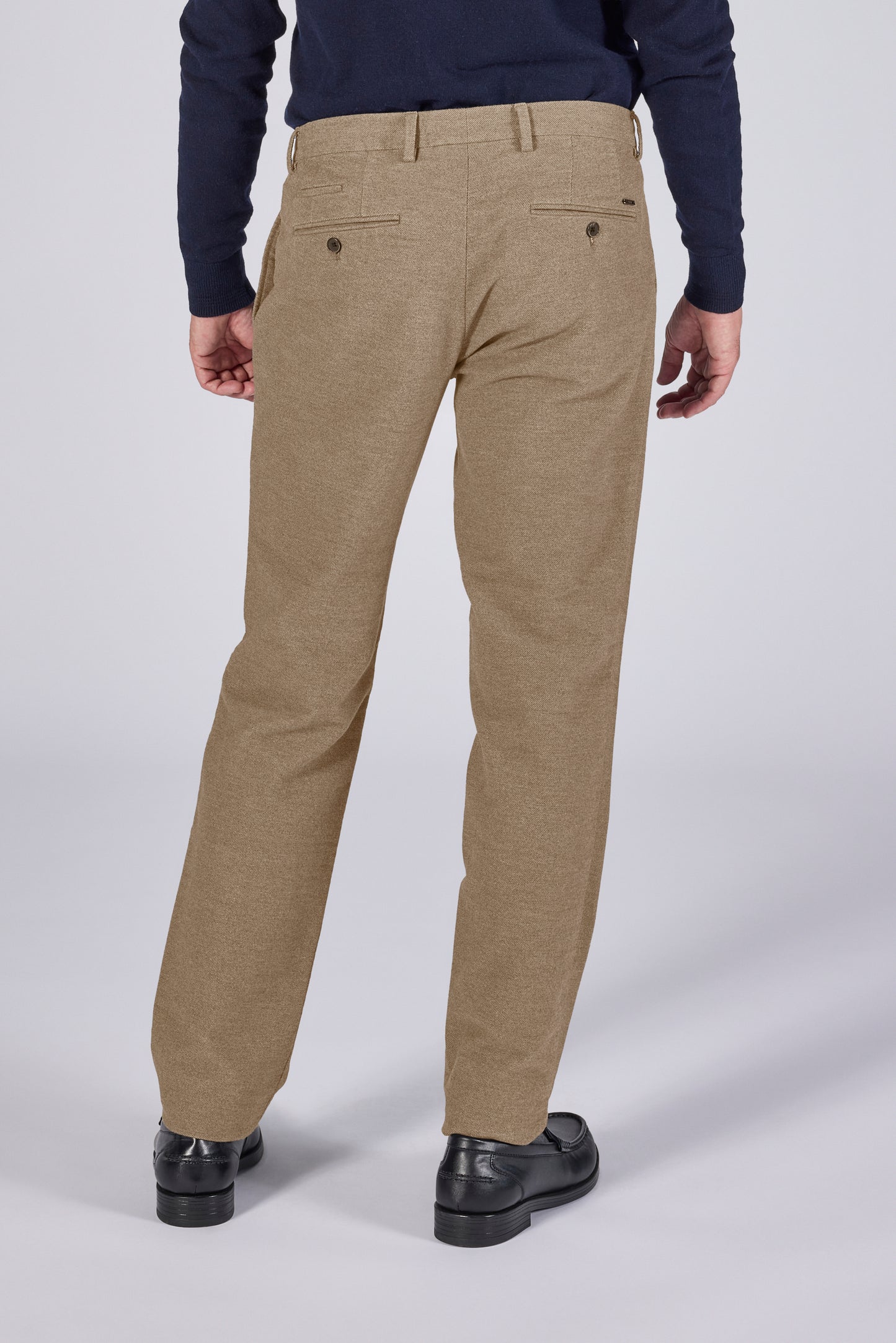 Dark beige cotton regualr fit trousers Zilton - Magnus 38/434