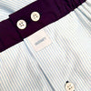 Lightblue striped cotton boxershorts Sixtine's - Martine